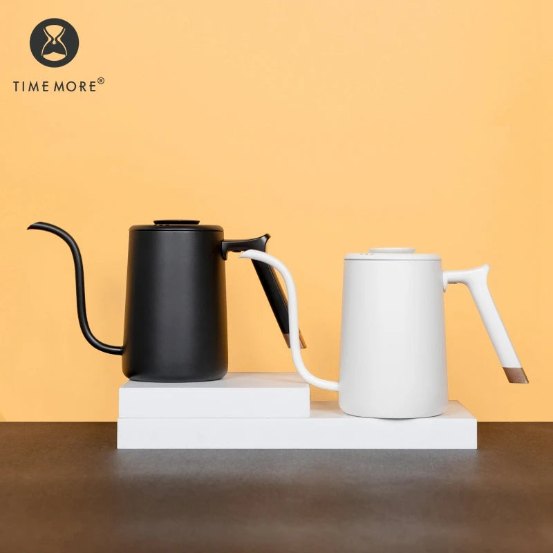 TIMEMORE Store Coffee Pot Kettle SwanNeckFineMouth 700mlFishPure Tea Milk for Kitchen Home Trave Office