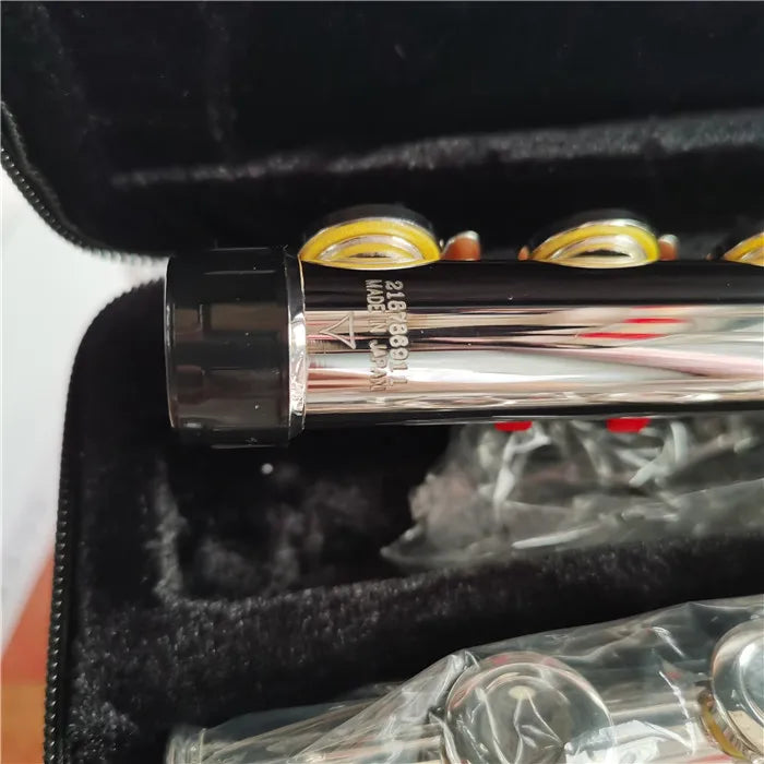 YF-471SL Flute 16 Hole With E Key Silver Plated Flute C Key White Copper Flauta Transversal Music Instrumentos