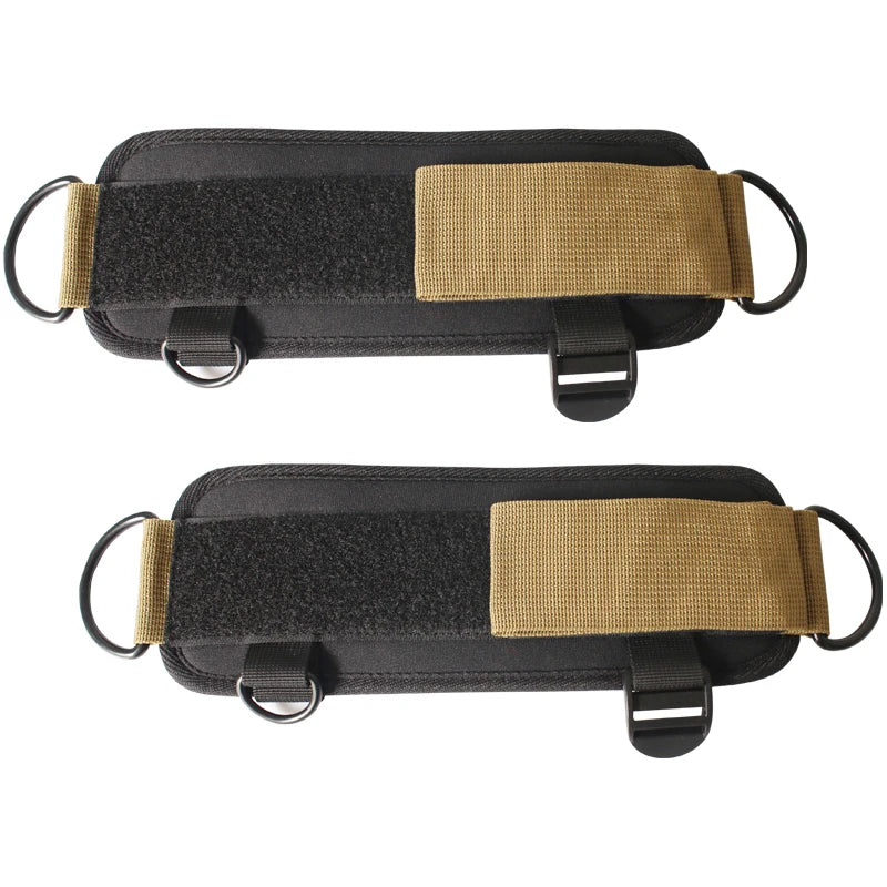 Gym Ankle Straps Double D-Ring Adjustable Neoprene Padded Cuffs Ankle Weight Leg Training Brace Support Sport Safety Abductors