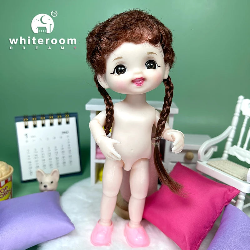 Doll for Girl Baby Doll Toys Children Kid Boy Toy PC Lover Holiday Gift Full Set Bjd 1/12 Mini Dolls Baby Clothes Dress Up