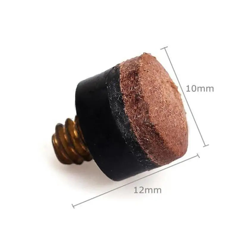 10/20pcs Set 10mm High Quality Screw on Cue Tips for Billiard Pool Cue Stick and Snooker Cue Replacement Parts Stick Repair Tool