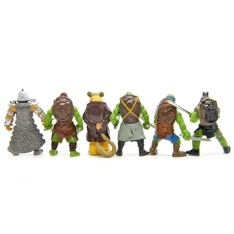 6 Types 6CM Classic Movie Teenage Mutant Ninja Turtles Raphael Donatello Kit Toys Model Doll Gift