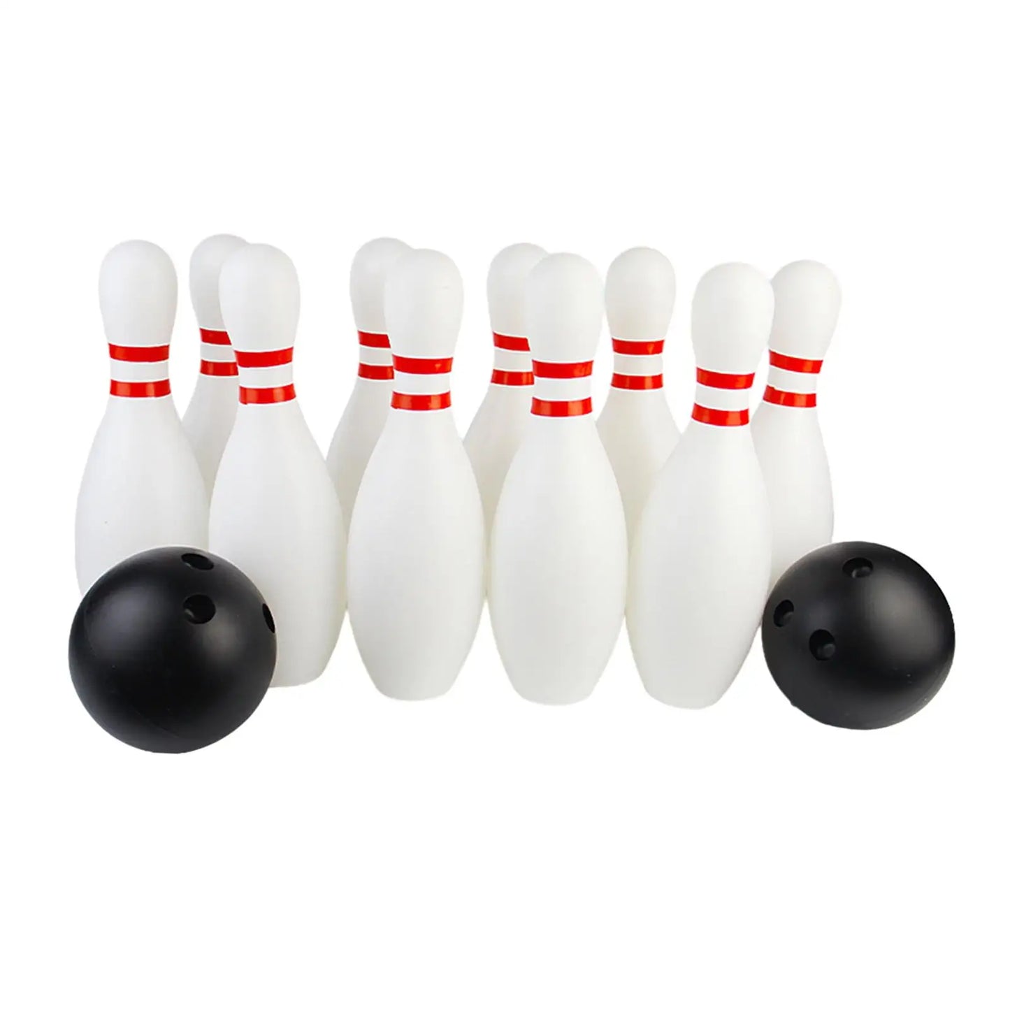 Kids Bowling Set Educational Backyard Activities 10 Bowling Pin and 2 Balls