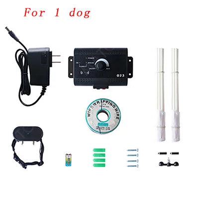023 Safety Pet Dog Electric Fence With Waterproof Dog Electronic Training Collar Buried Electric Dog Fence Containment System