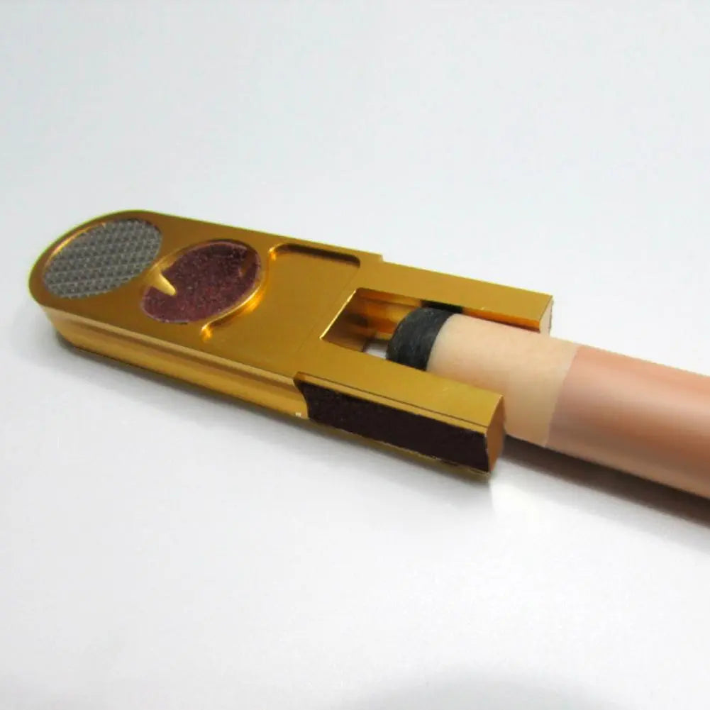 Multi-Functional U-Shape Billiards Pool Cue Tip Trimmer Repair Tool Indoor Entertainment Snooker Accessory