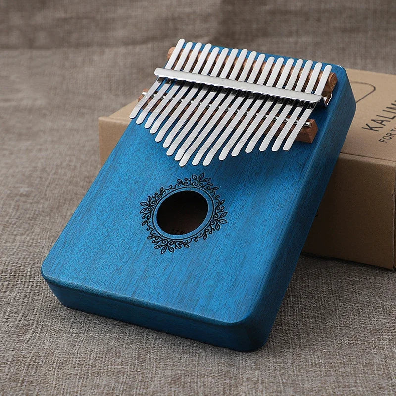 Kalimba 17 Keys Thumb Piano High Quality Wood Mahogany Mbira Body Afircan Sanza With Kalimba Bag Creative Music Box Finger Piano