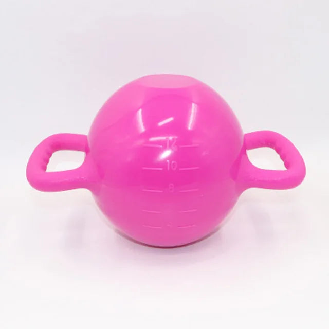 Water-Filled Kettlebell Massage Adjustable Dumbbell Pilates Yoga Woman Fitness Strength Training Weight Lifting Dumbbell