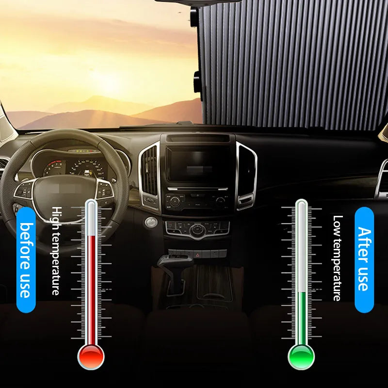 Car Sun Shade Car-Covers Sunshades Automobiles Dashboard Window Covers Auto Windscreen Cover Interior UV Protector Accessories