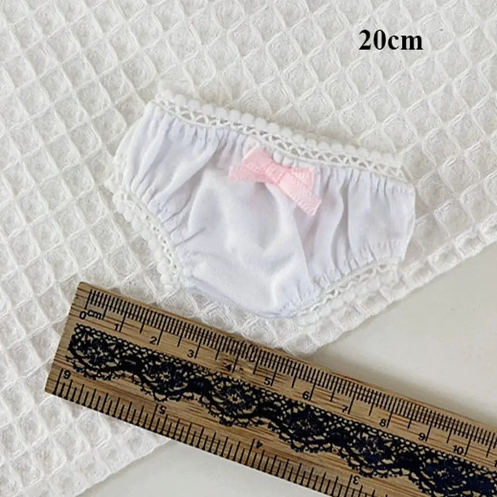 1PC Multistyles Doll Fashion Clothes High Quality Cotton Lace Underwear Doll Panties for 1/11 Ob11 Dolls for 1/12bjd Doll