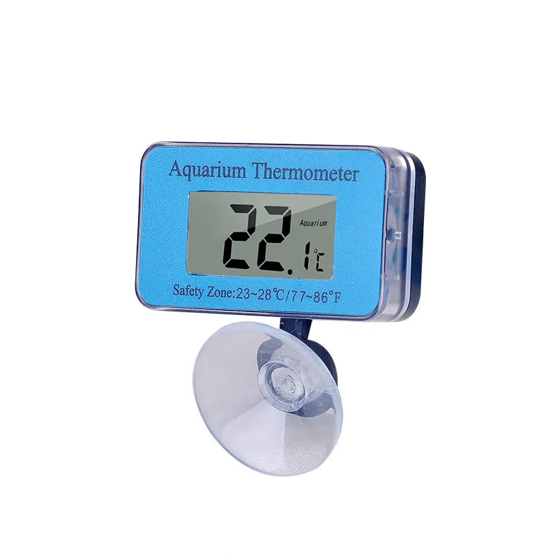 New Aquarium Thermometer Waterproof LCD Digital Fish Tank Submersible Thermometer Meter Temperature Control With Suction Cup