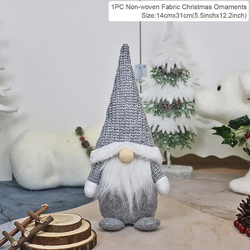 Christmas Faceless Gnome Christmas Ornaments Merry Christmas Decoration for Home Navidad Pendants Cristmas Gifts New Year 2023