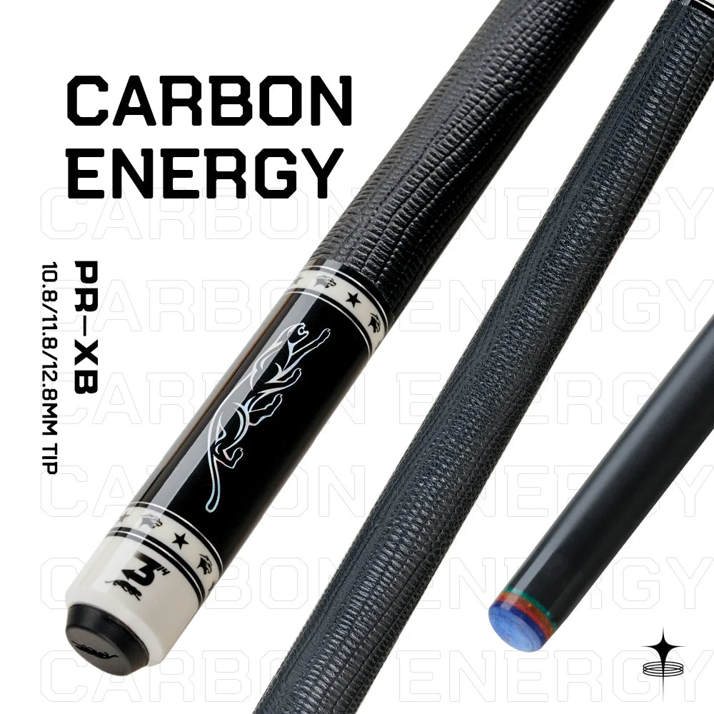 PREOAIDR Xingbao Billiard Carbon Pool Cue Stick Kit Uni-Loc Joint 147cm Silicone Wrap Professional Billiard Cues