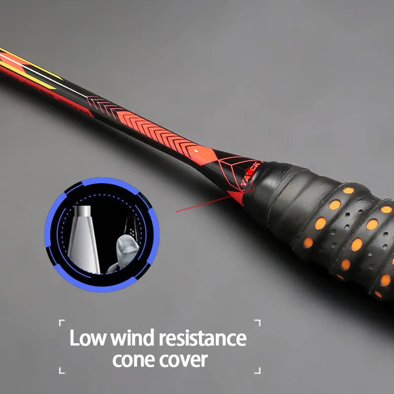 Ultralight 8U 65g Carbon Professional Badminton Racket Strings Strung Bag Multicolor Z Speed Force Raket Rqueta Padel 22-30lbs
