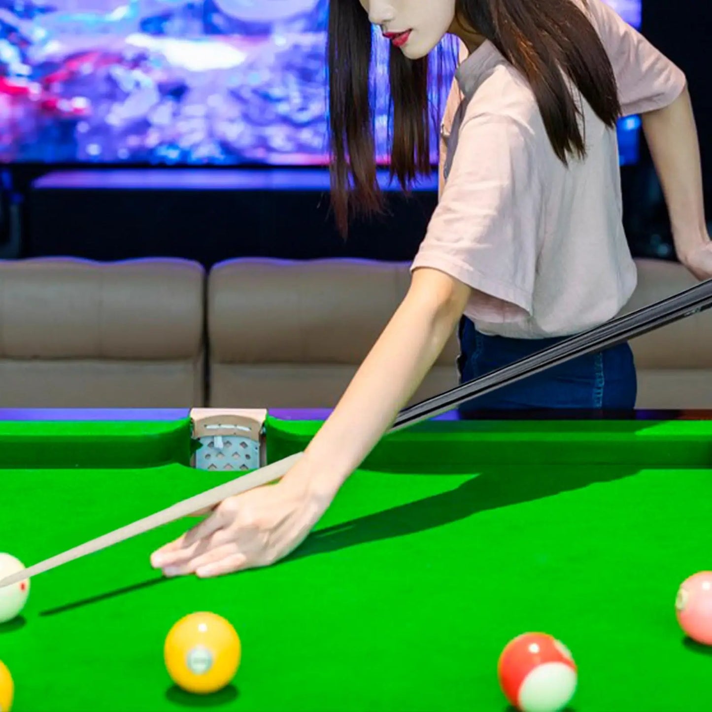 Billiard Pool Cue Stick Pool Cue Bridge Stick for Game Practice Competition