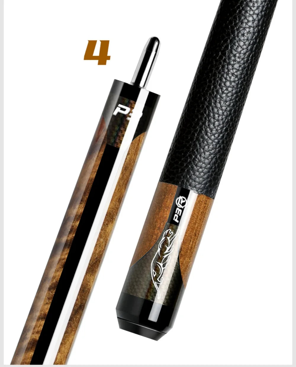New P3 58" Canadian Maple Billiard Pool Cue Stick 10.5/11.5/13mm