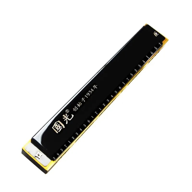 28 Holes Harmonica Accent / Polyphony C Key Harmonica Rofessional Harmonica Tremolo Mini Harps Woodwind Instruments