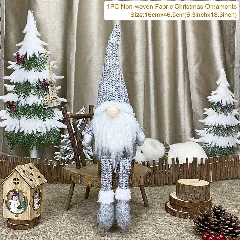 Christmas Faceless Gnome Christmas Ornaments Merry Christmas Decoration for Home Navidad Pendants Cristmas Gifts New Year 2023