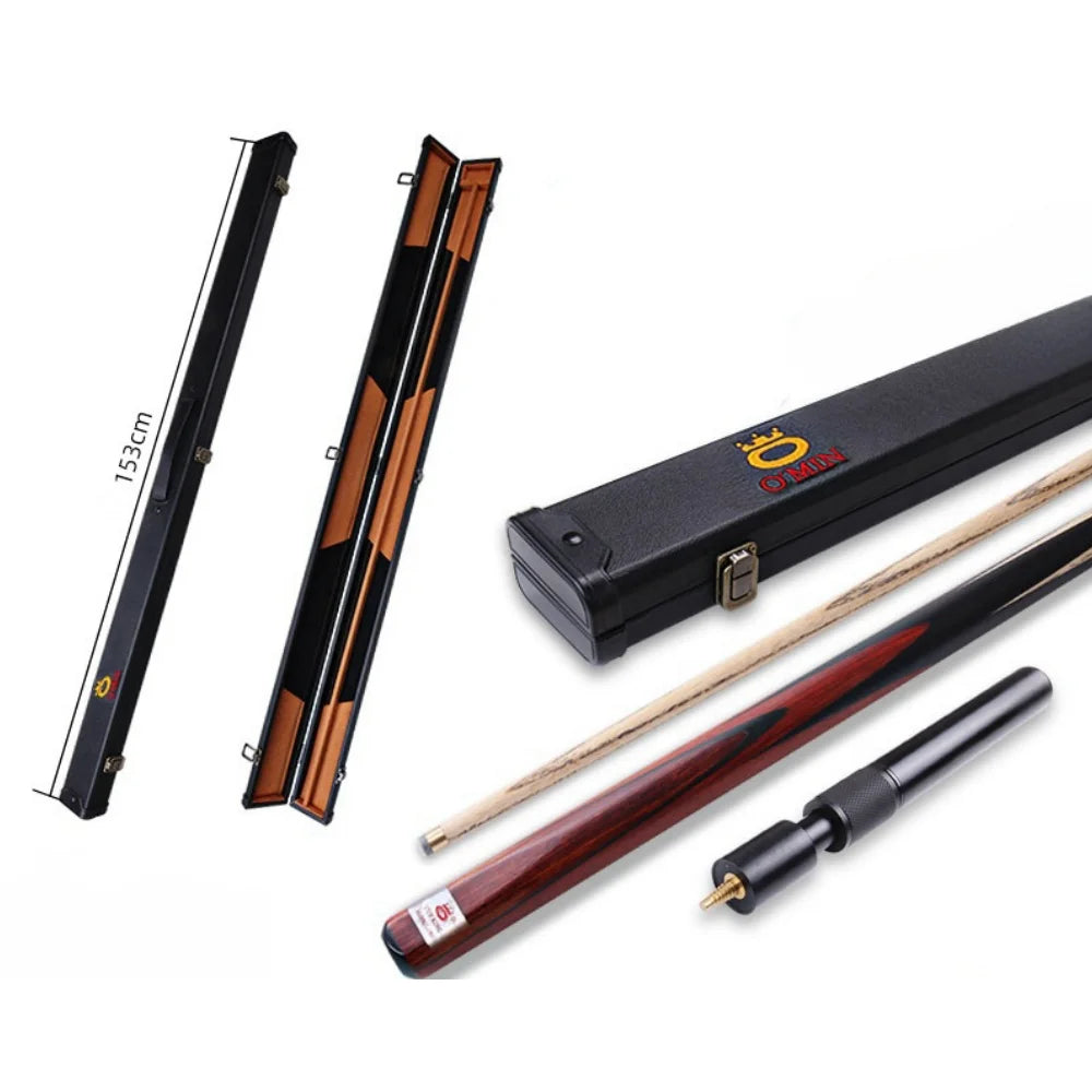 OMIN 57" Blood Evil Snooker Billiard Pool Cue Stick 9.5/10/11.5mm+Extender+Case Set