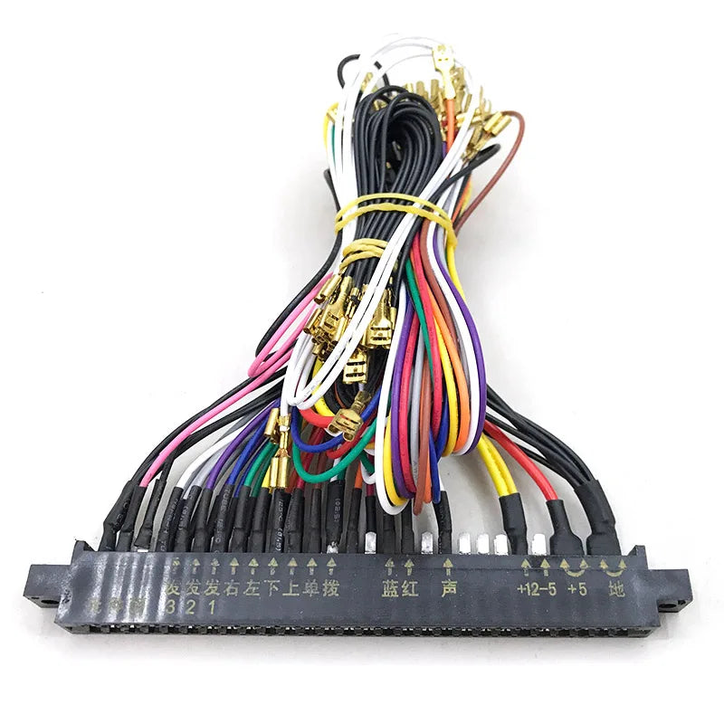 Jamma Wire Harness 28 Pin Jamma Loom 40cm/140cm Length Joystick Button Connector for Arcade Cabinet Accessories Games 60 in 1