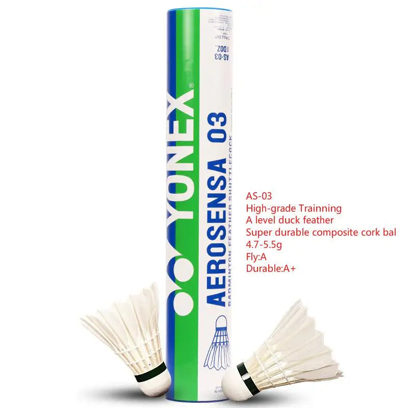 Yonex Badminton Shuttlecock High Level As02 As03 As05 for Competition Resistance Training Badminton Cock As9