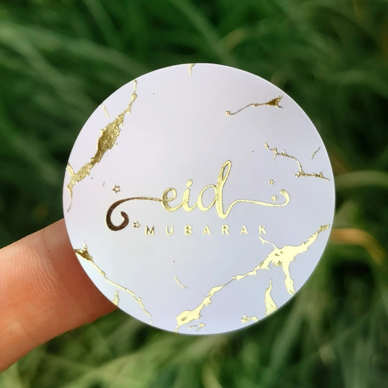 20Pcs Stickers Gold Silver Rose Gold Islamic Muslim Eid Mubarak Eid Gilding Sticker Ramadan Decoration 2023