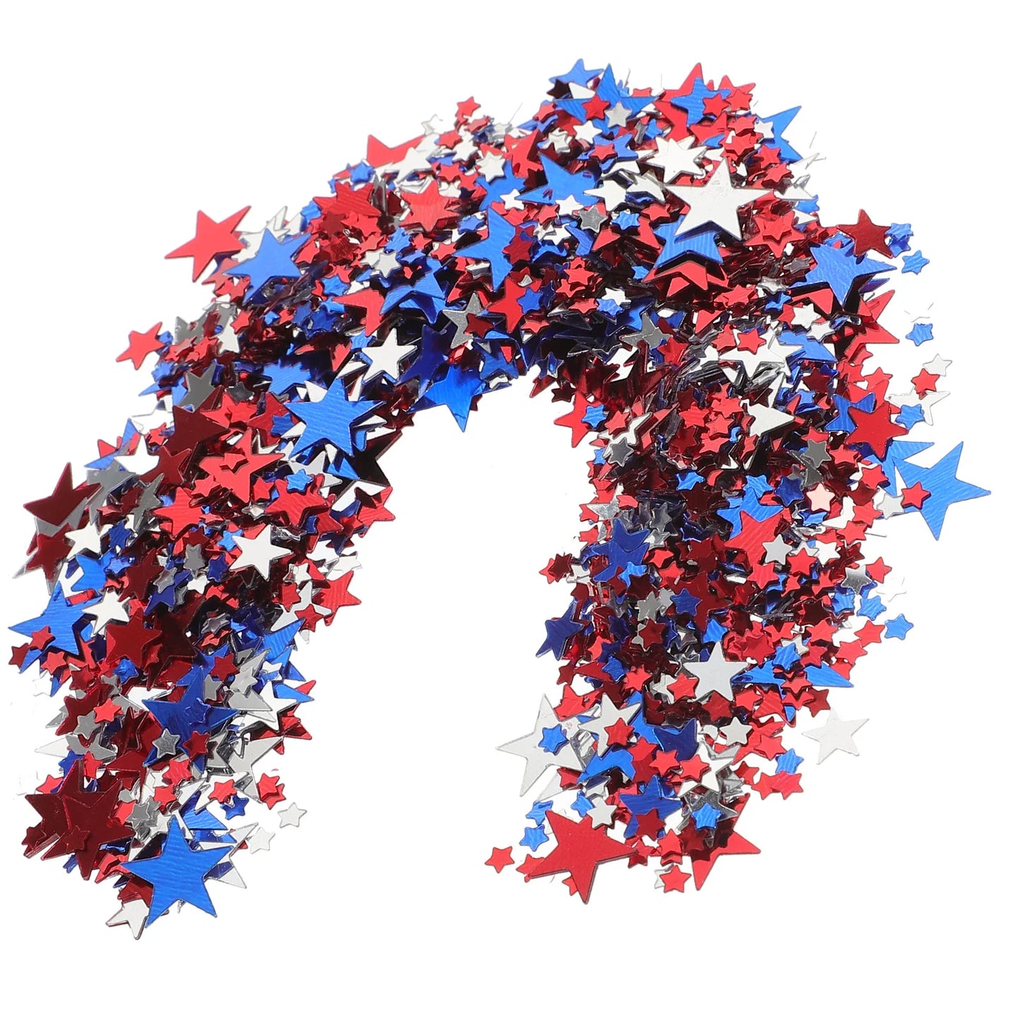 Independence Day Confetti Tabletop Decor for 4th of July Star Happy Birthday Decorations Decorative Glitter Party Ornament