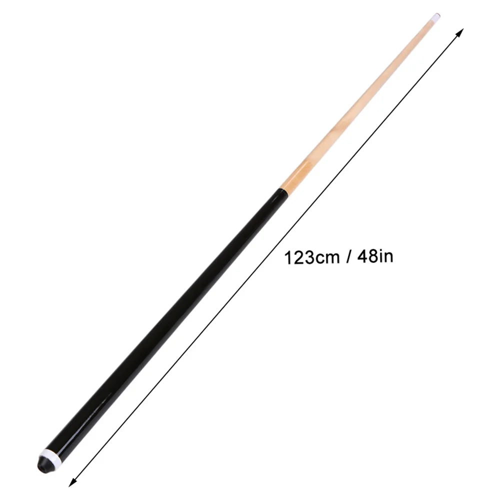 48In Junior Kid Billiard Shaft Wooden Pool Cue Stick Entertainment Snooker Billiard Tool