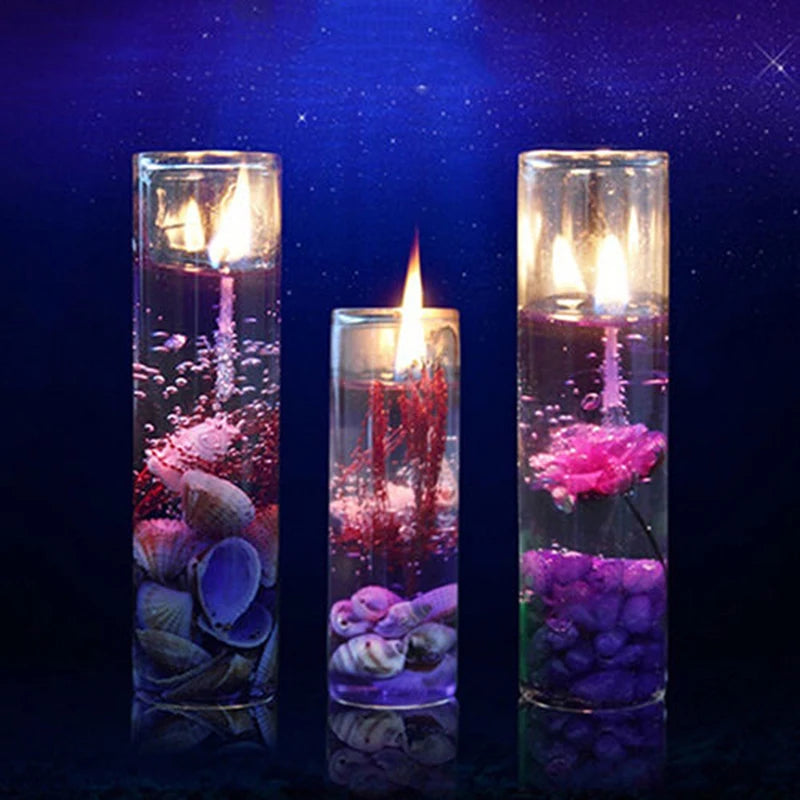 Aromatherapy Smokeless Candles Ocean Shells Valentines Scented Jelly Candle Romantic Decoration Candle Home Decor Gift