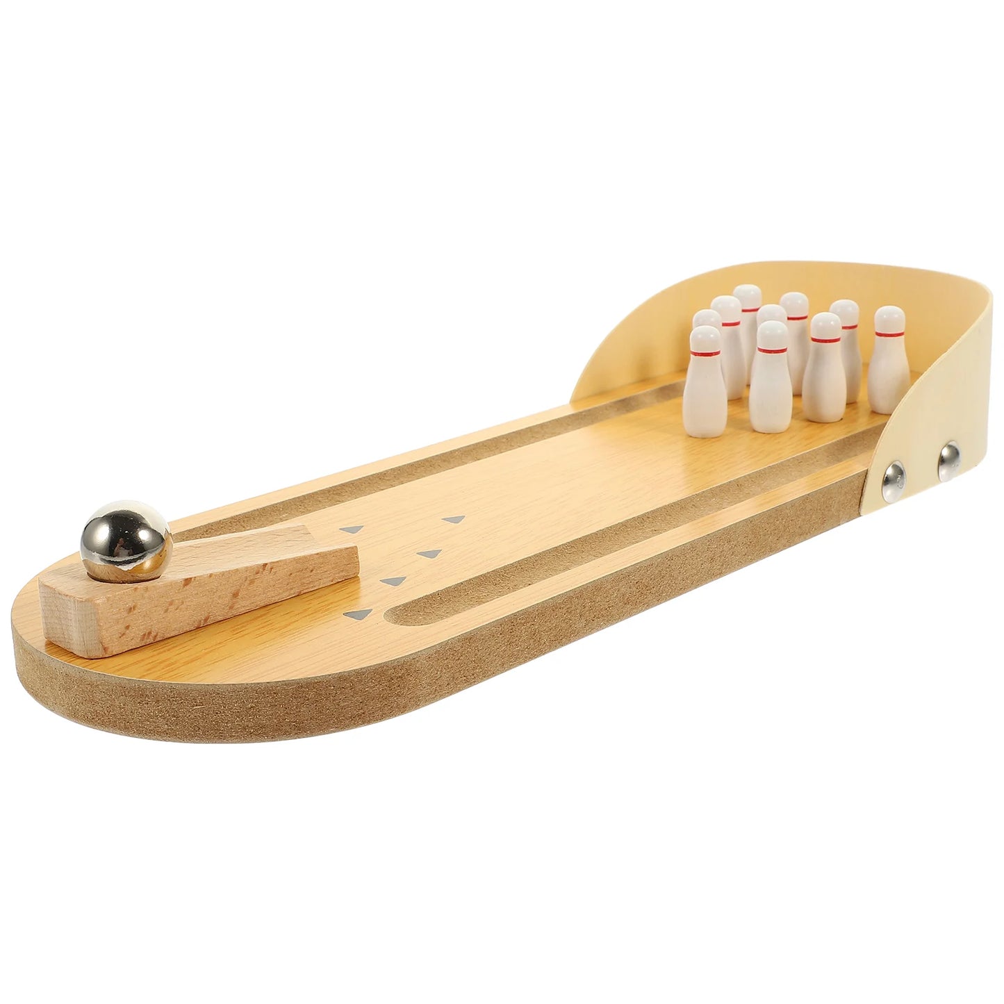 Anti-Alzheimer's Live Desktop Mini Bowling Elderly Game Toy Interactive Wooden Alzheimers Toys for Adults Abs Activities