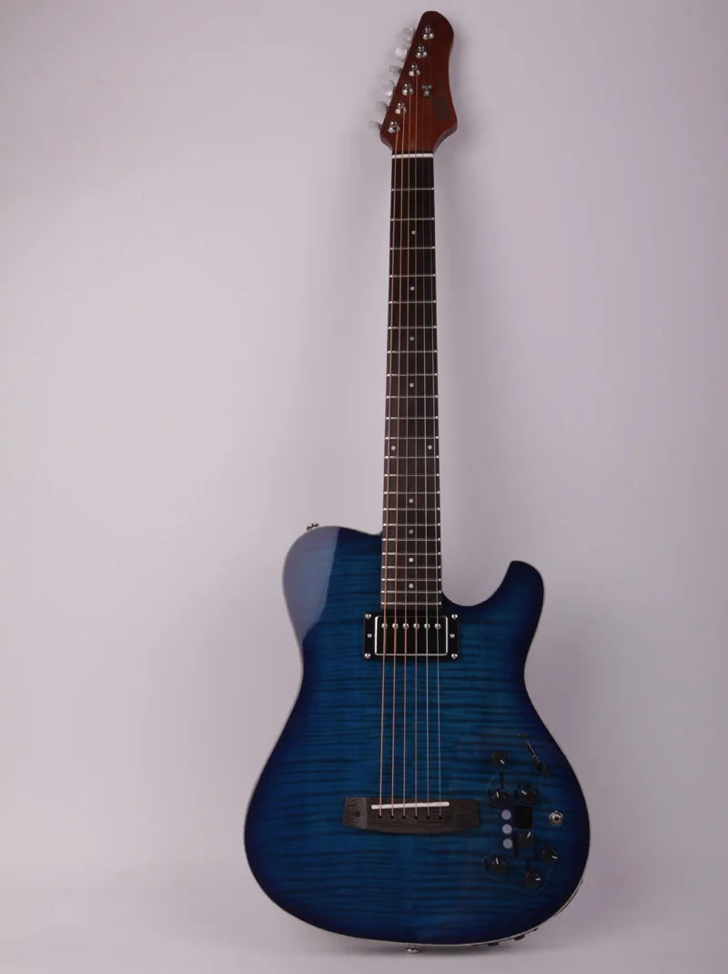 New Design Silent Electric Acoustic Guitar Portable Travel Built in Effect Electricas Electro Electrique Guitare Guiter Guitarra