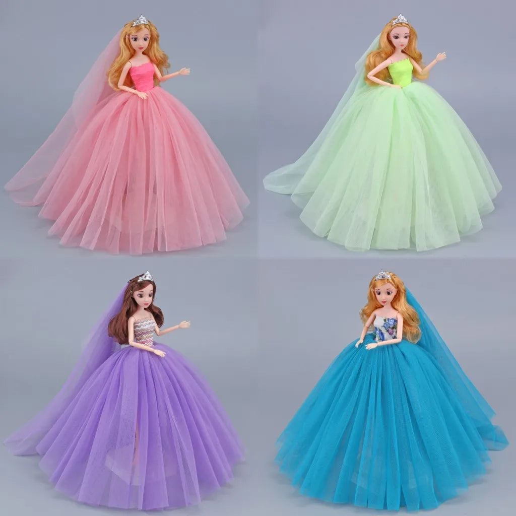 30cm Doll Wedding Party Dress Fashion Clothes Suit for Barbie Doll for Blythe Accessories Baby Toys Best Girl' Gift