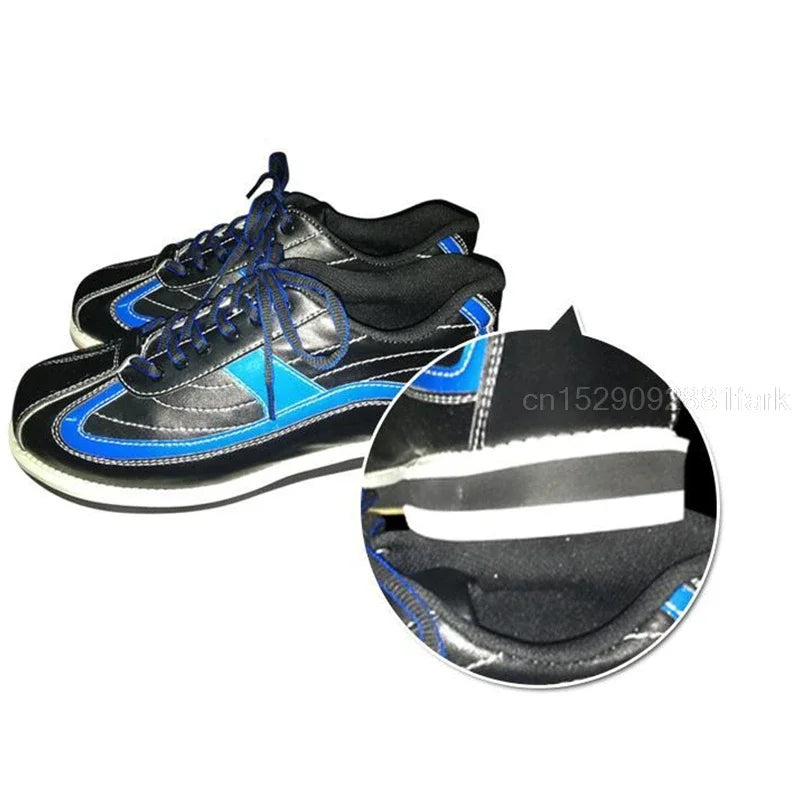 Large Size 38-46 Bowling Shoes Changable Sole Men With Skidproof Sole Sneakers Right Hand and Left Hand Both of Them Can Wear It