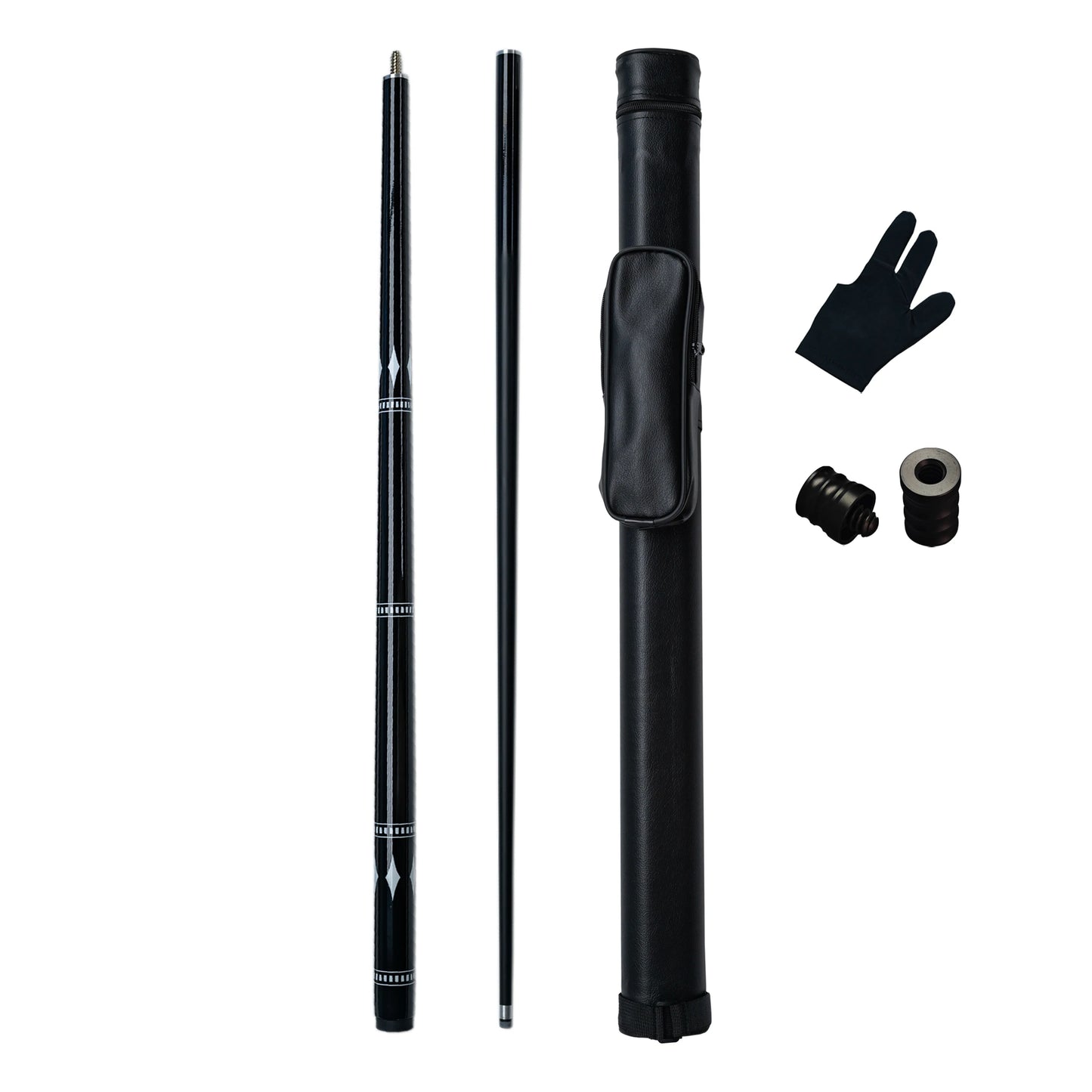 High Performance Snooker Carbon Fiberglass Billiards Cue Set 9mm Tip Pointed Professional Pool Cue Crazy Billiards Supplies