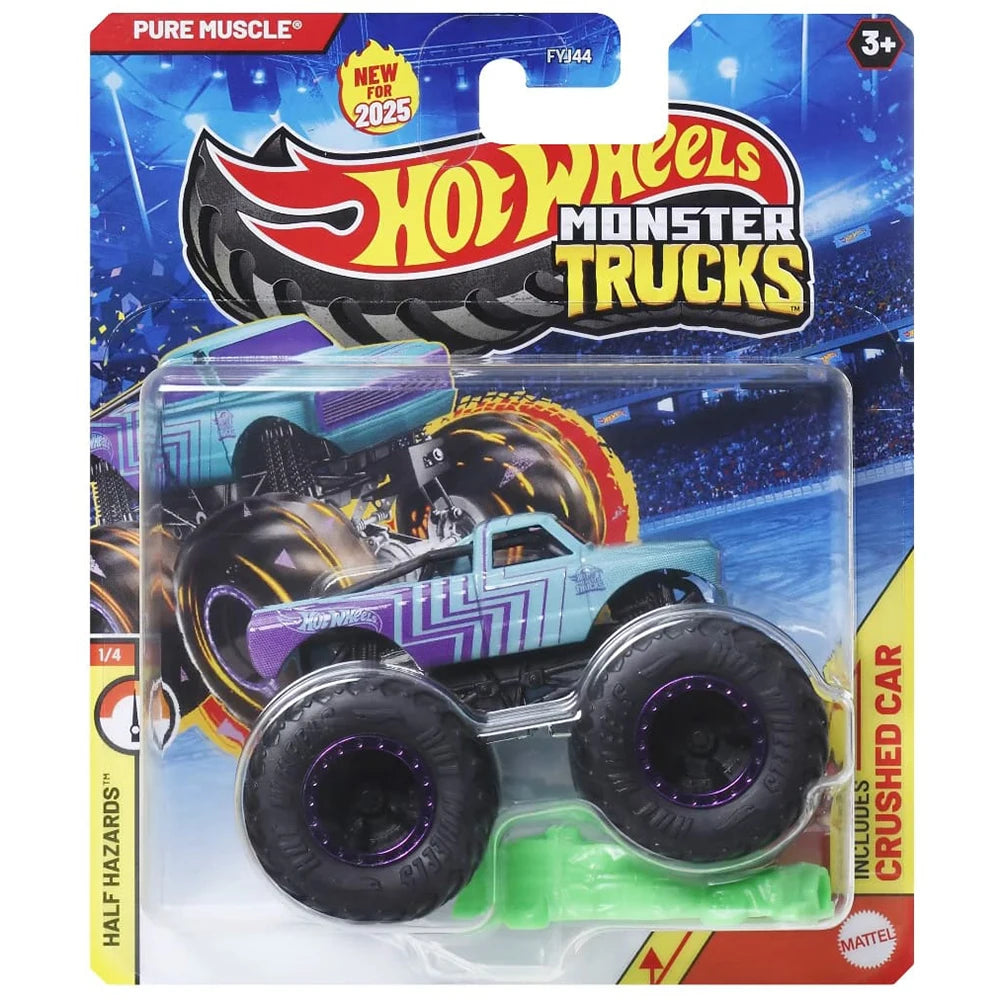 2025 Hot Wheels Cars MONSTER TRUCKS HW-Dozen-Delivery Unimog 5-Alarm 1/64 Metal Die-Cast Model Collection Toy Vehicles