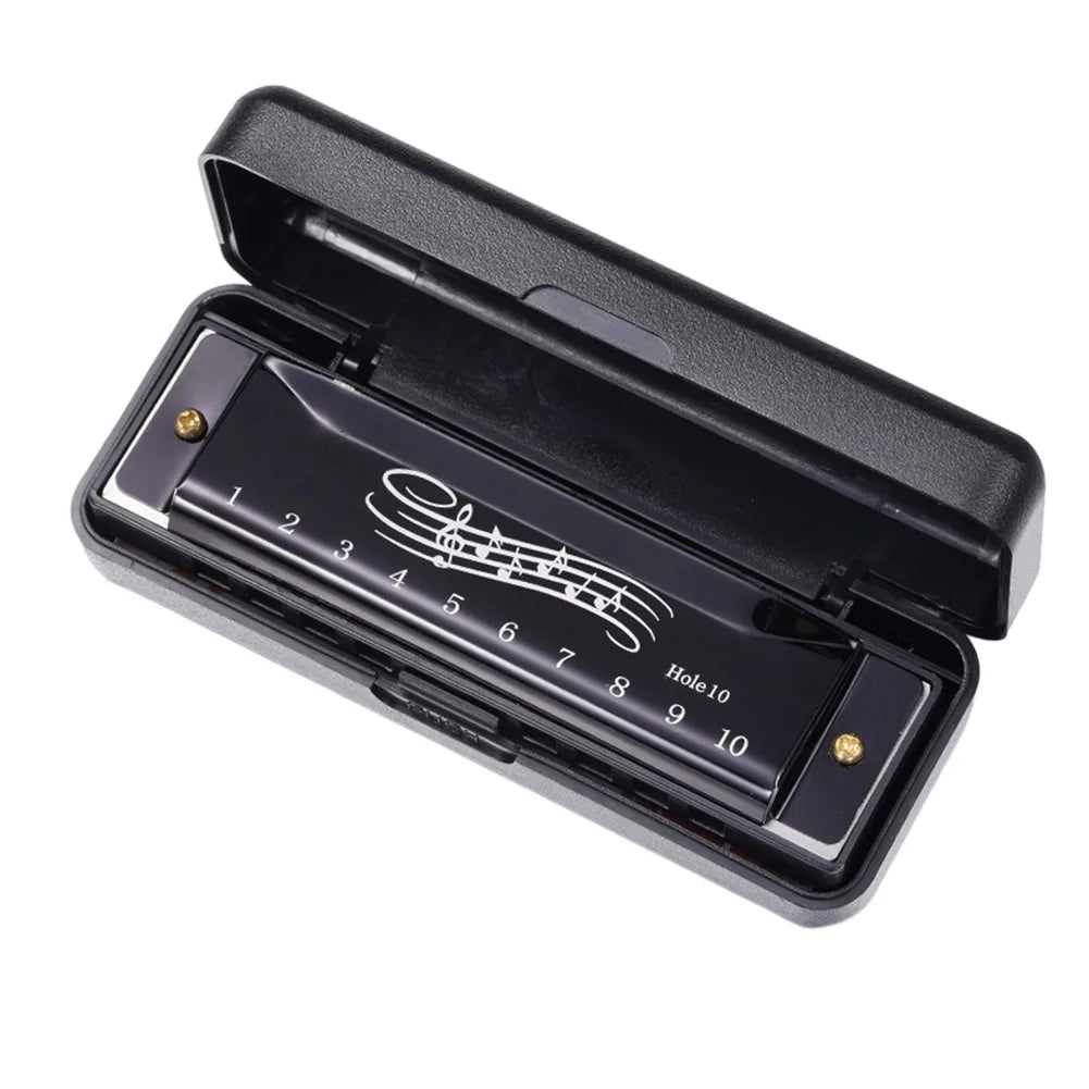 Portable 10 Hole 20 Tone Harmonica Mini Harmonica Early Educational Music Instrument Toys Easy Learning Adults Children Gift
