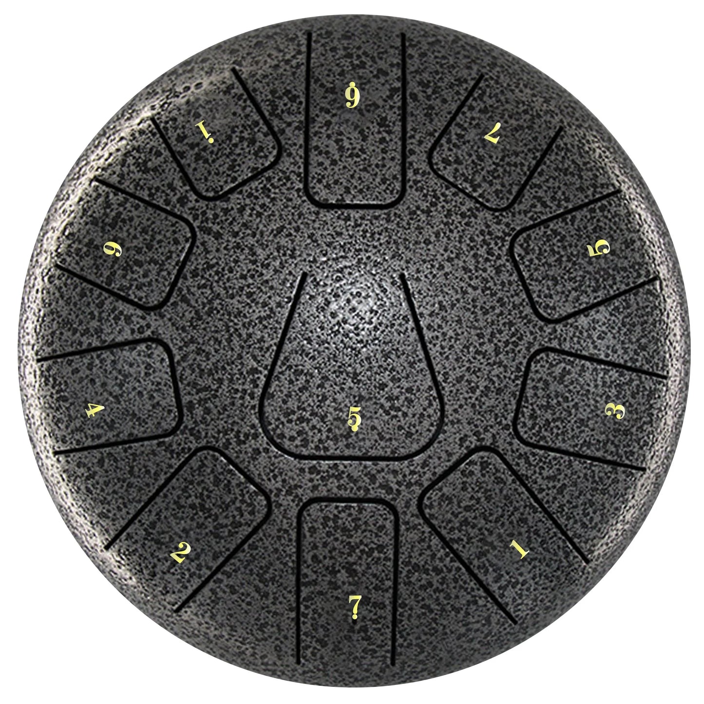 Titanium Steel Tongue Drum 8 Inch 11 Note Hand Pan Drum Children Mini Ethereal Drums Percussion Instrument Yoga Meditation Gifts