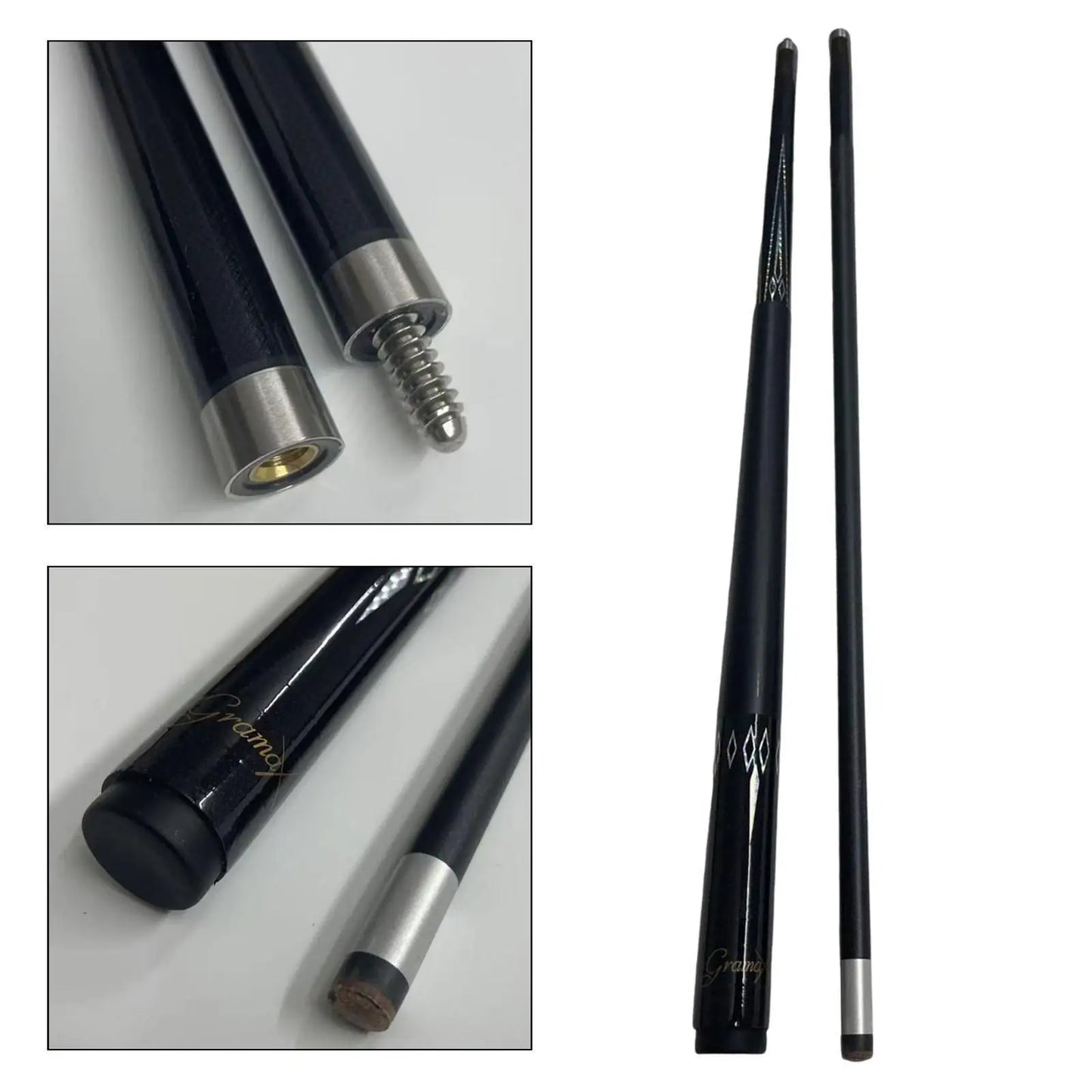 Carbon Fiber Pool Cue Stick 58" Billiard Cue Stick Professional Pool Stick With 13mm Tip
