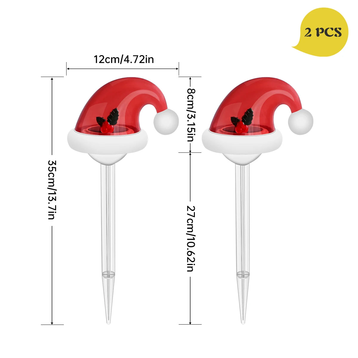 Christmas Decorations Outdoor Waterproof Solar Christmas Garden Stakes Solar Christmas Pathway Lights for Yard Lawn Path Xmas