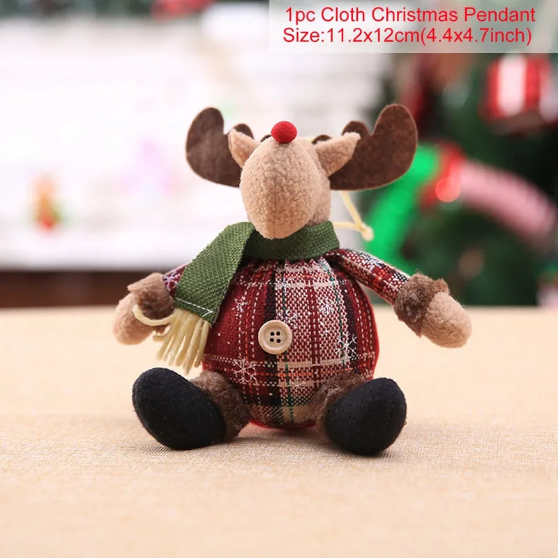 Christmas Faceless Gnome Christmas Ornaments Merry Christmas Decoration for Home Navidad Pendants Cristmas Gifts New Year 2023