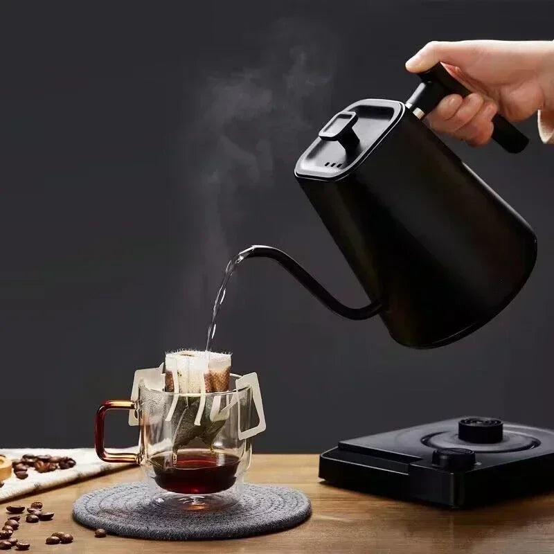 220V 110V 1200W Gooseneck Water Kettle With Temperature Control Pour Over Electric Kettle for Coffee and Tea