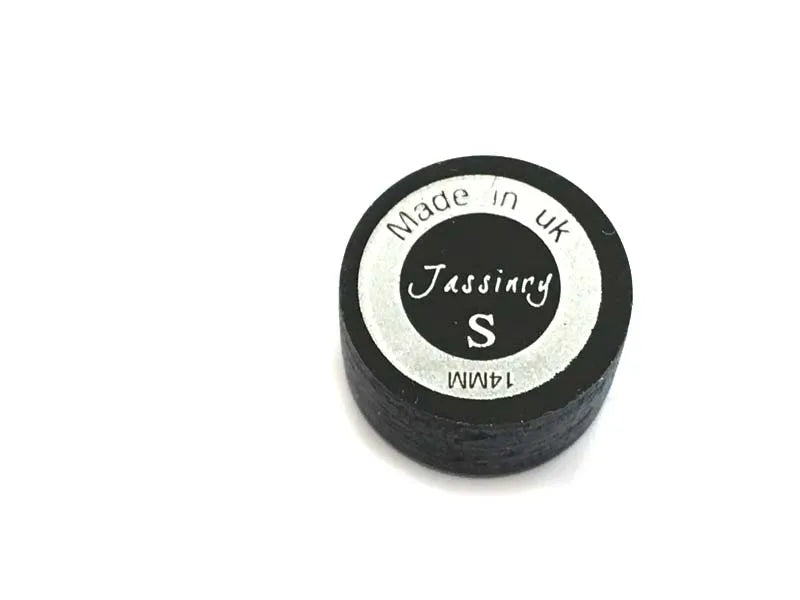 2017 Latest Jassinry 14mm Professional Billiards Pool Cue Tips in SS/S/M/H With 2layers Pad+8layers Pigskin Tips Black Color