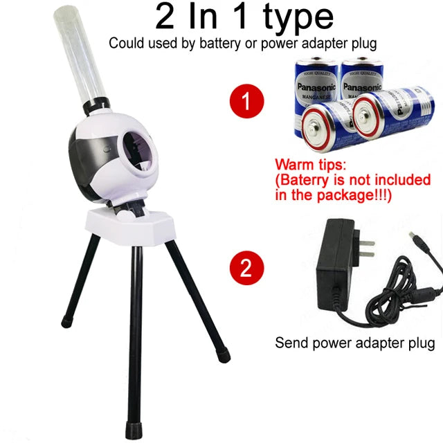 Kid Automatic Badminton Service Machine Robot Portable Outdoor Indoor Beginner Ball Pitching Practice Trainer Device