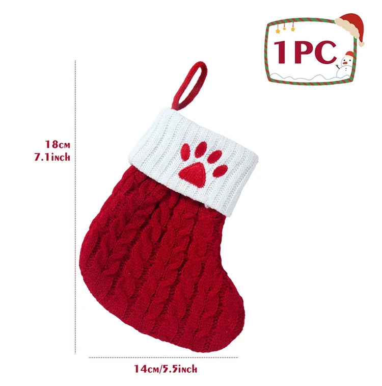 Christmas Alphabet Knitting Socks Christmas Tree Ornaments Christmas Decorations for Home 2023 Navidad Noel 2024 Xmas Gift