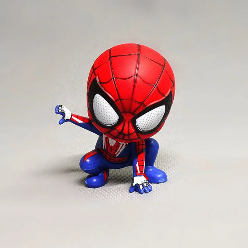 Marvel Spiderman Anime Action Figure Toys PVC Model Spider Man Dolls Decoration Cake Decoration Mdoel Kids Toys Birthday Gifts