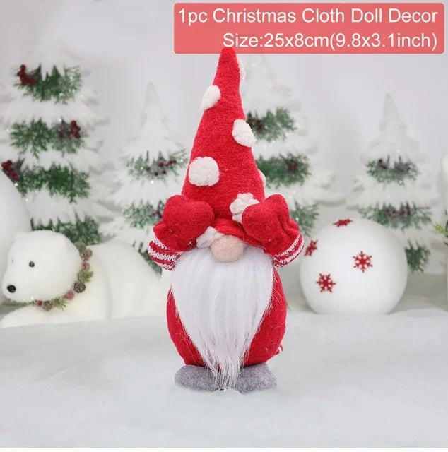 Christmas Faceless Gnome Christmas Ornaments Merry Christmas Decoration for Home Navidad Pendants Cristmas Gifts New Year 2023