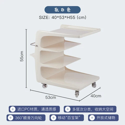 Unique Acrylic Side Table Nightstands Mobile Small Dining Coffee Table Hotel Center Mesa Auxiliar Salon Living Room Furniture