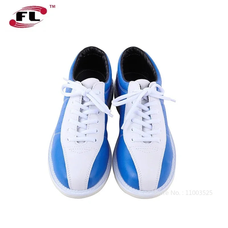 2024 Bowling Shoes for Women Men Anti-Slip Beginners Bowling Sneakers Unisex Breathable Soft Sports Sneakers Contrast Color