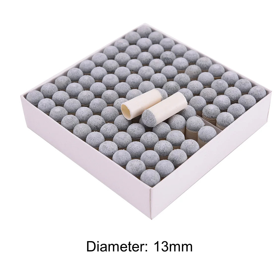 100X Slip-On Push-On Pool Billiard Snooker Cue Stick Tips 9mm 10mm 11mm 12mm 13mm