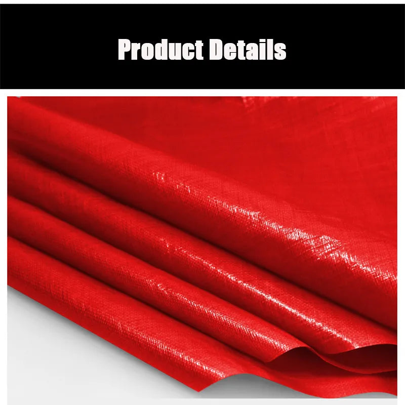 Thick 0.32mm China Red Rainproof Cloth Waterproof Tarpaulin Garden Canvas Outdoor Awning Sunshade Cloth Succulent Plants Cover