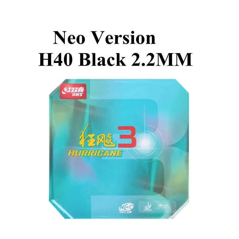 DHS NEO Hurricane 3 ( Loop+Control ) Pips-In Table Tennis (PingPong) Rubber With Sponge 2.15mm 2.2mm